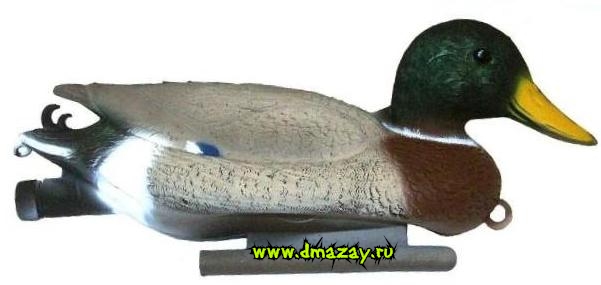 Чучело подсадное кряква селезень плавающее складное Sport Plast (Спорт Пласт) Floater Foldable Duck Mallard Drake Decoy FLFO 01